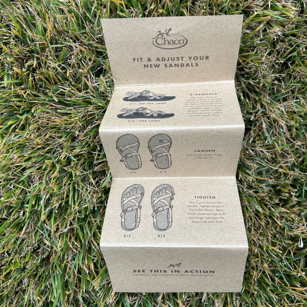 Chaco women’s Sandals with Blue and Gray Straps with it’s box - Picture 9 of 10